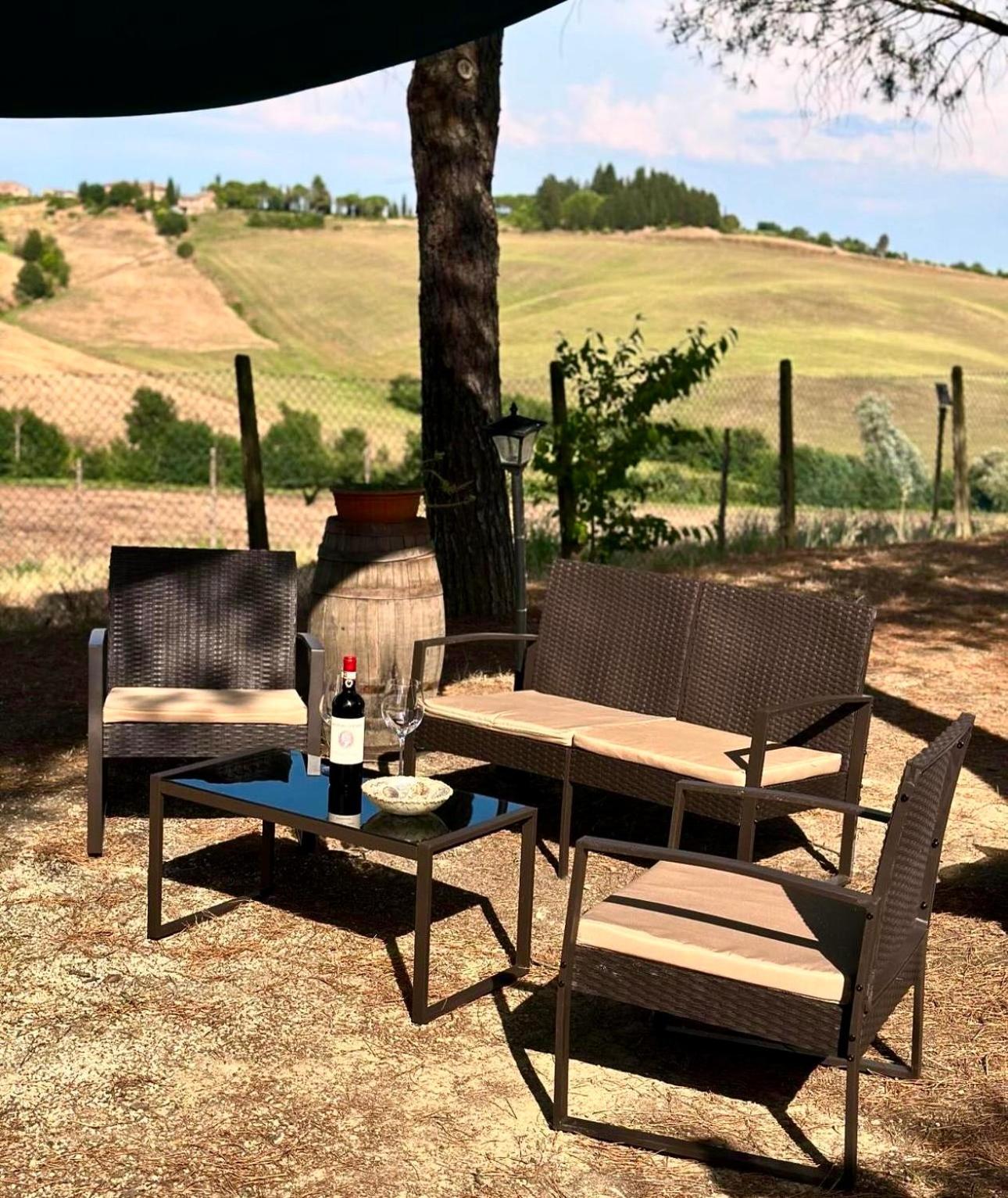 Agriturismo La Terrazza Sul Mangia Siena Buitenkant foto